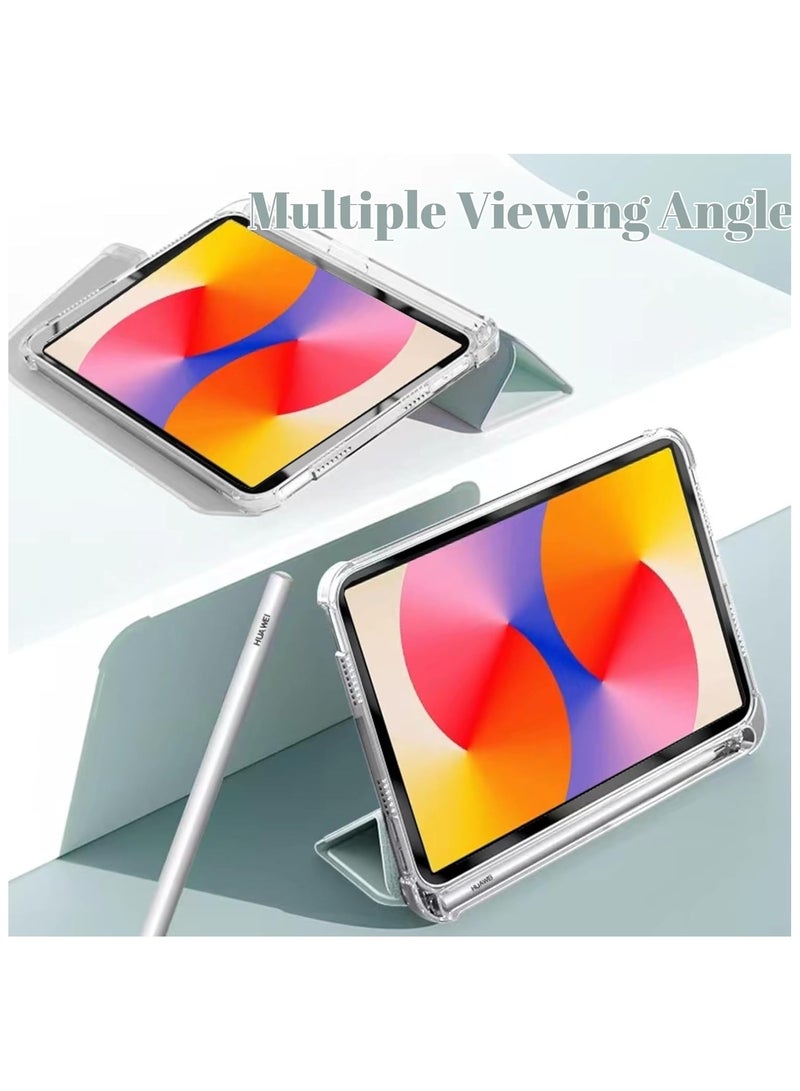 GUDOO غطاء متوافق مع Huawei MatePad SE 11 بوصة 2024 مع حامل قلم، غطاء TPU خفيف الوزن نحيف مقاوم للصدمات مع غلاف سيليكون شفاف واقٍ - Image 2