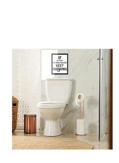 SYOSI 9 Pieces Bathroom Wall Art & Pictures Wall Decor, Vintage Bathroom Sign Bathroom Quotes and Sayings Art Prints Bathroom Posters for Wall Restroom Bathroom Decor Pictures Gift, Unframed  - Image 3