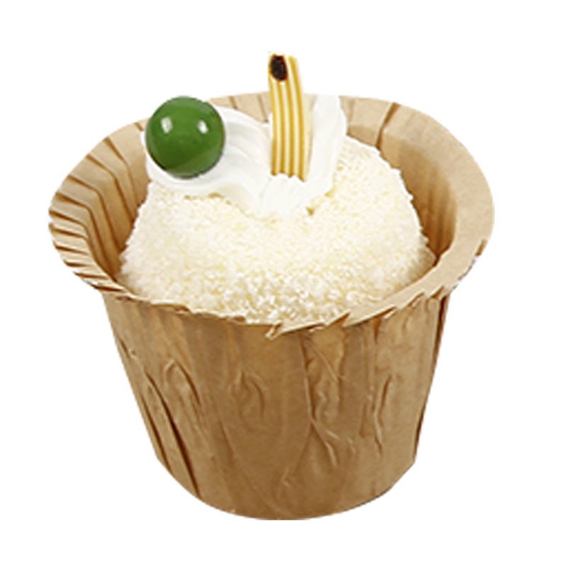 5039 Large Oil-Proof Roll-Up Paper Cup Tulip Cup Topper Hat High Temperature Cupcake Baking S Curled Mafen - Image 5