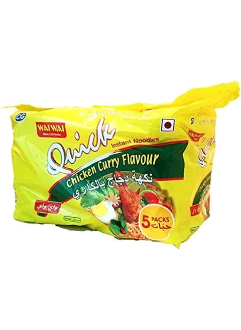 Wai Wai Chicken Curry Noodles, 75 Gm, Pack Of 5