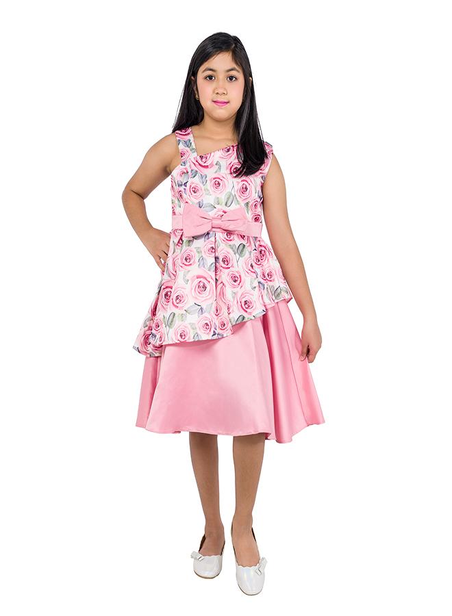 babyqlo Floral Party Dress - Image 1