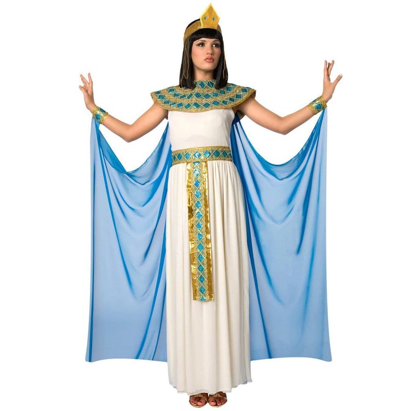 Morph Women's Blue Cleopatra Costume, Egyptian Costume, Parties and Events, XL - Image 4