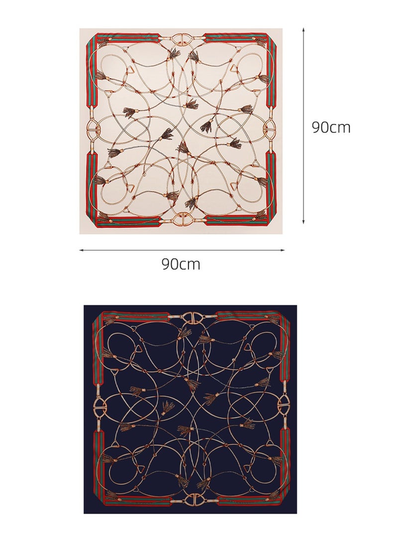 سيوسي وشاح رأس مربع كبير من الساتان - Image 2