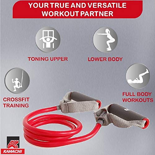 KAMACHI TPR Toning Tube (6X12X1200mm, Red) - Image 2