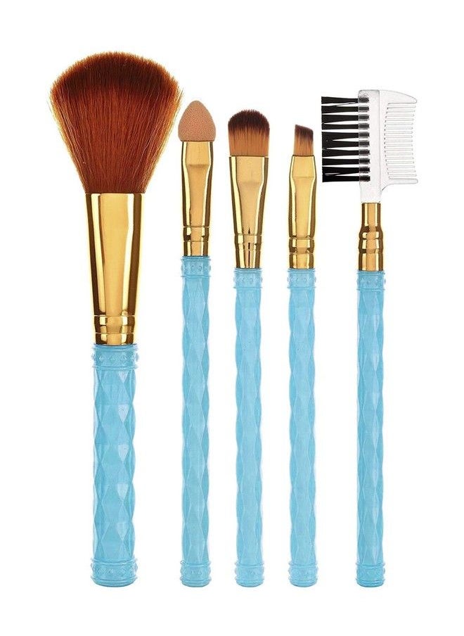 Ay - Ay Makeup Brush Set Of 5 With Sponge Puff Color May Vary Multi 6 Count - Image 1