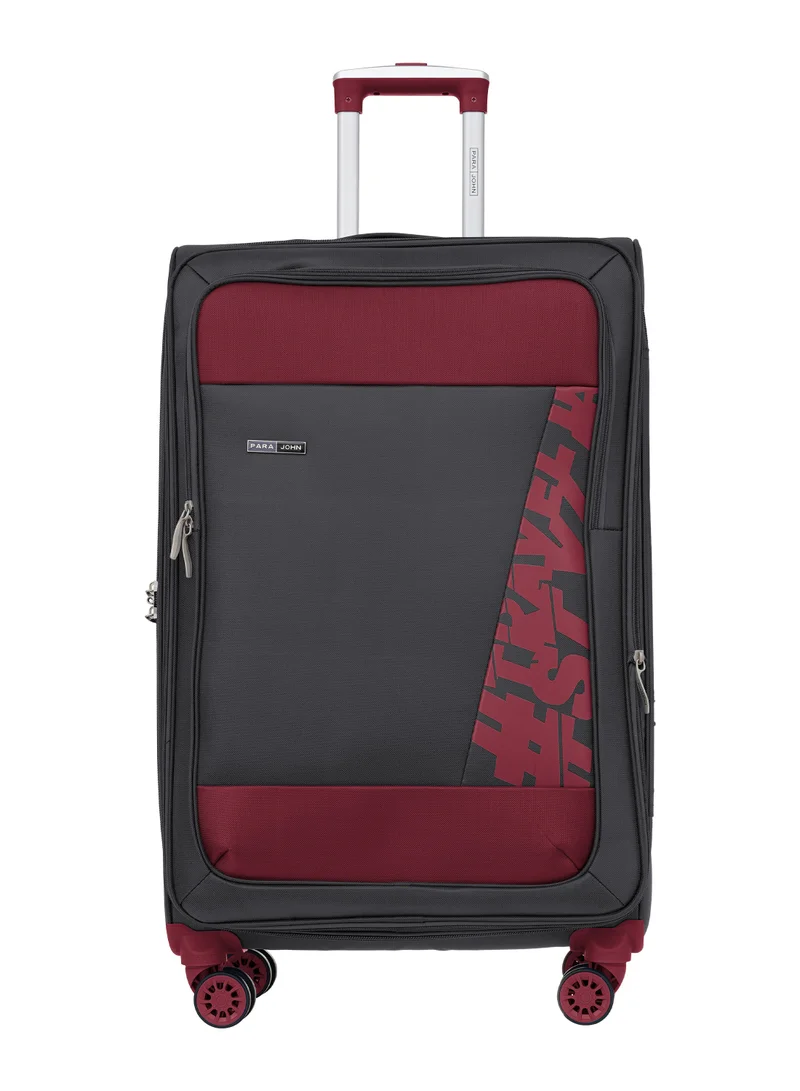 بارا جون طقم حقائب سفر هيبير تريك  قطع بعجلات دوارة  - رمادي