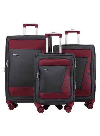 Hyper Trek 3 Pieces Set 8 Wheels Soft Luggage - Grey - pzsku/ZC8419AFBB8DC6B4B9E57Z/45/1743662293/65aef469-1f71-4dc2-9361-e998a42bee9d