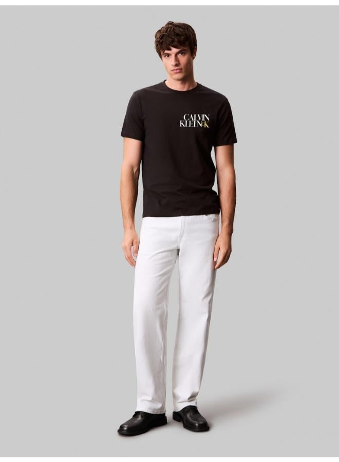 كالفن كلاين جينز تيشيرت قصير الأكمام - Image 4