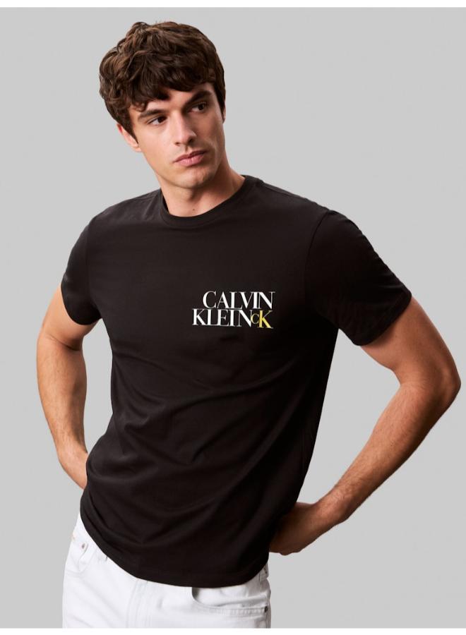 كالفن كلاين جينز تيشيرت قصير الأكمام - Image 3