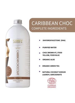 Caribbean Chocolat-All Natural Spray Tanning Solution(1L/33.8 fl oz, LIGHT SUMMER) - pzsku/ZC8419F8470E17B470F07Z/45/_/1690841164/73ffd2e2-2d8d-4d44-af41-c8175f7131ca