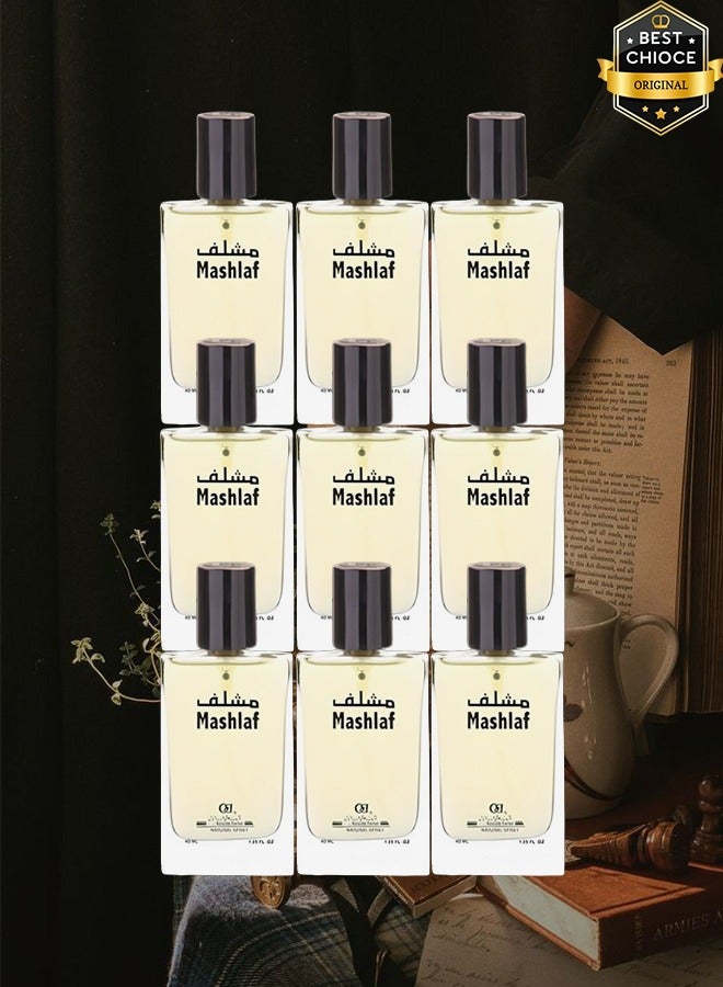 Banafa 9 Pieces Mashlaf Perfume For Men 40ml EDT - Image 1