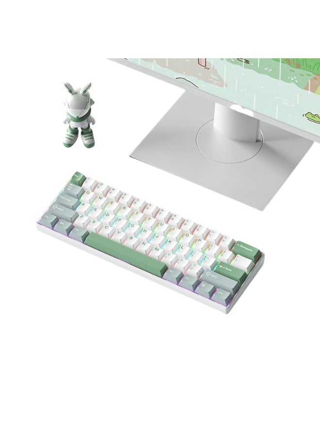 KUYING New E-Sports Wired Backlit Mechanical Portable Small Keyboard 