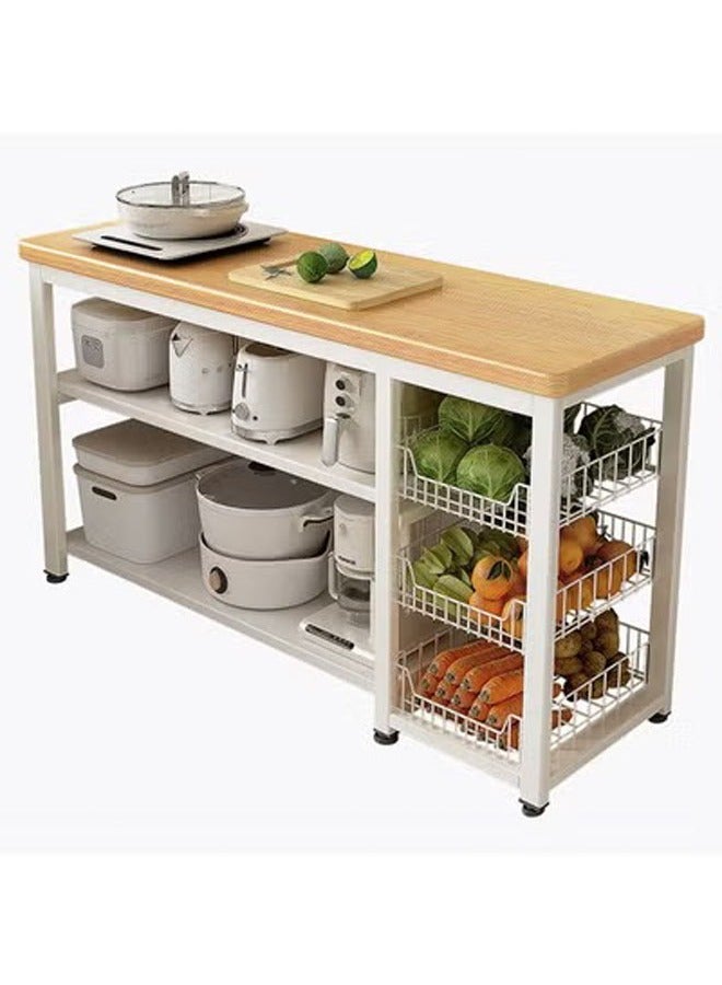 keke Kitchen Rack Multi Function Side Table 120*35*80 - Image 1
