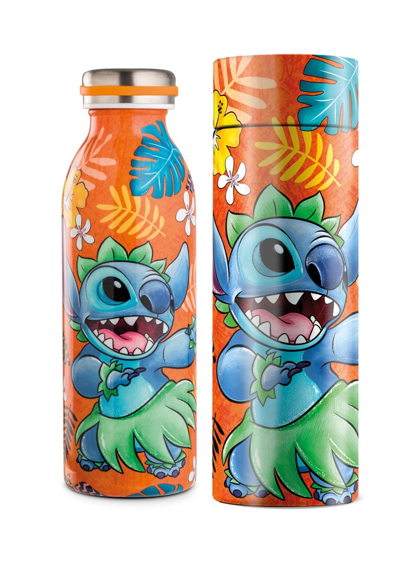 EGAN Water Bottle Stitch ml 500 Orange Color Material is Steel  - Image 1