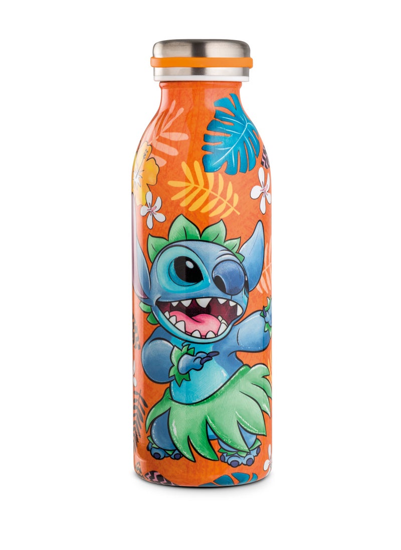 EGAN Water Bottle Stitch ml 500 Orange Color Material is Steel  - Image 2
