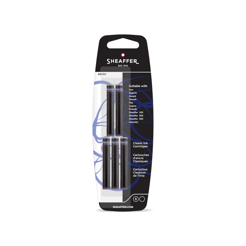 Sheaffer Classic Ink Cartridge (Pack of 5) – Black - Image 3