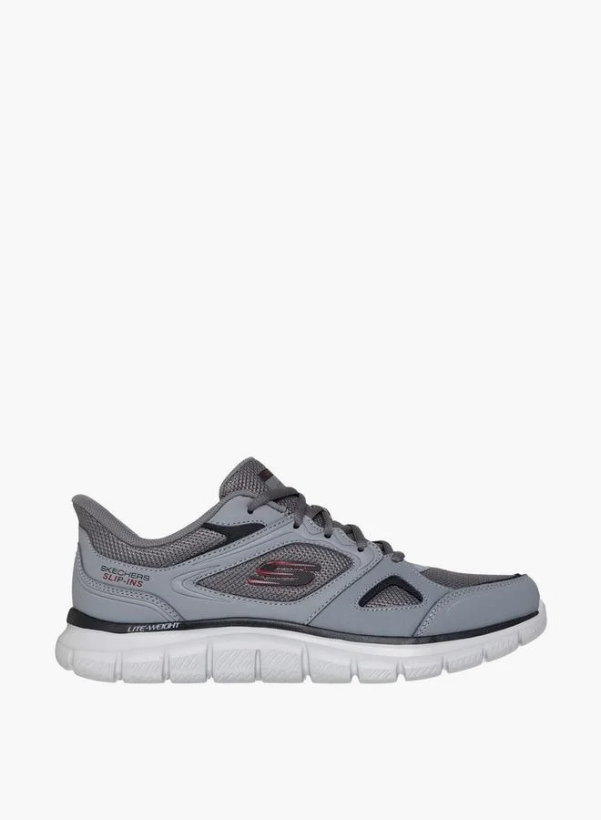 SKECHERS Men Lace-Up Leather Sports Shoes
