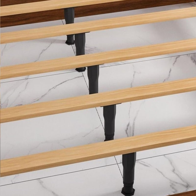 2pcs Adjustable Bed Frame Support Legs Steel Furniture Replacement Adjustable Height 19.5-37.5cm Heavy Duty Bed Frame Risers for Furniture Stabilizer - Image 5