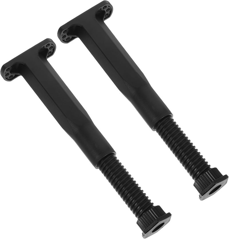 2pcs Adjustable Bed Frame Support Legs Steel Furniture Replacement Adjustable Height 19.5-37.5cm Heavy Duty Bed Frame Risers for Furniture Stabilizer - Image 1