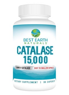 Catalase Supplement 15,000 - Hair Supplements for Strong Hair - 30-Day Supply