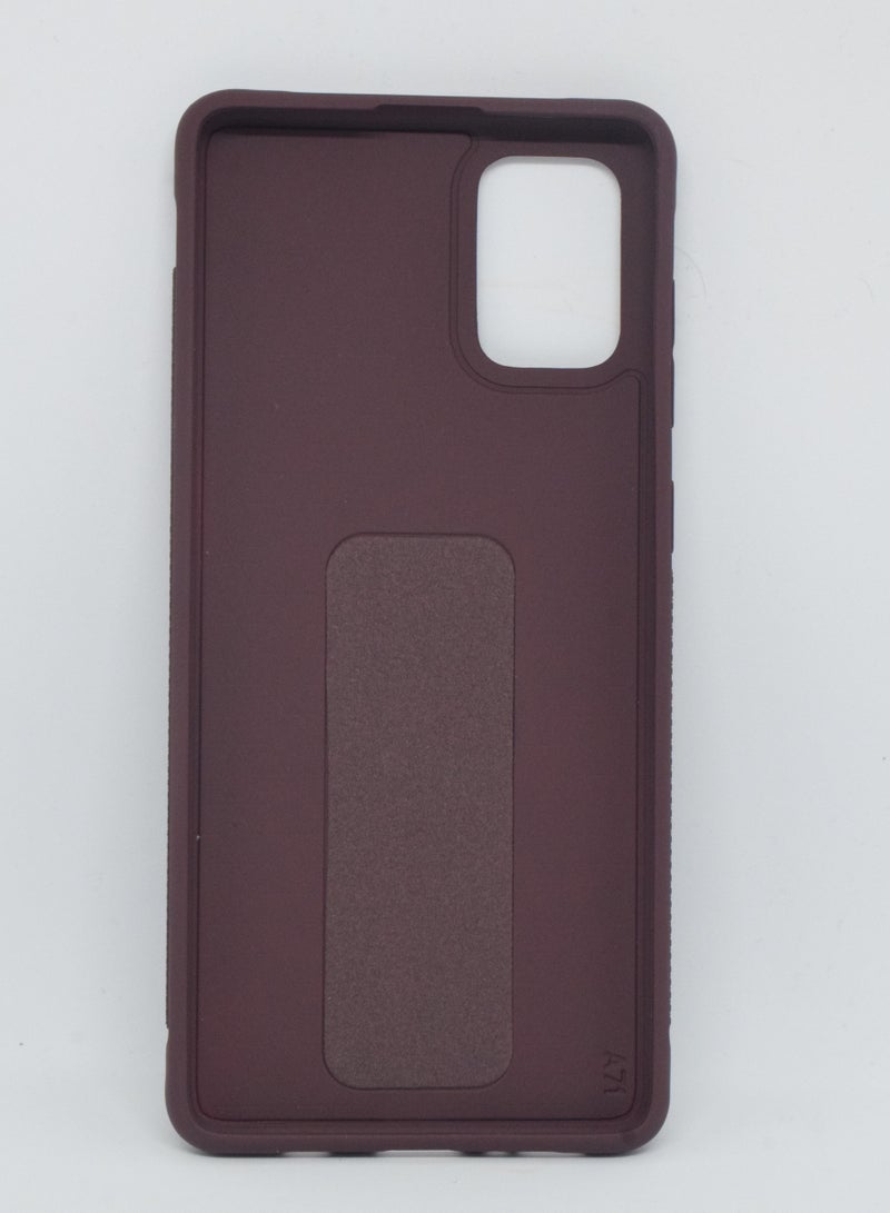 BORTONY Protective Case Cover With Finger Grip Stand For Samsung Galaxy A71 - Image 2