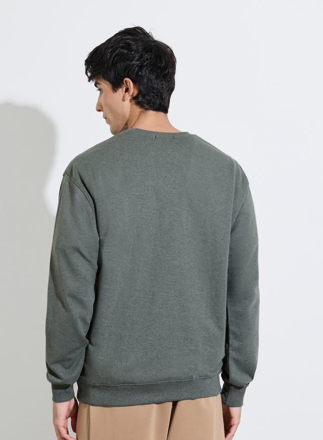 Styli Relaxed Fit Cotton Terry Sweatshirt - Image 4