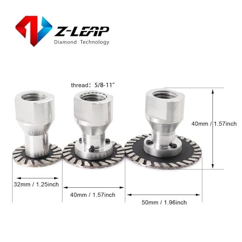 Z-LEAP Engraving Cutting Disc Diamond Mini Saw BIade with RemovabIe 5/8-11 FIange for DIY Stone Marble Porcelain - Image 4