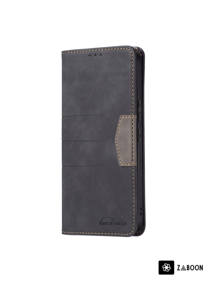 Zaboon Protective Case For Samsung Galaxy S22 5G Magnetic Splicing Leather - Image 2