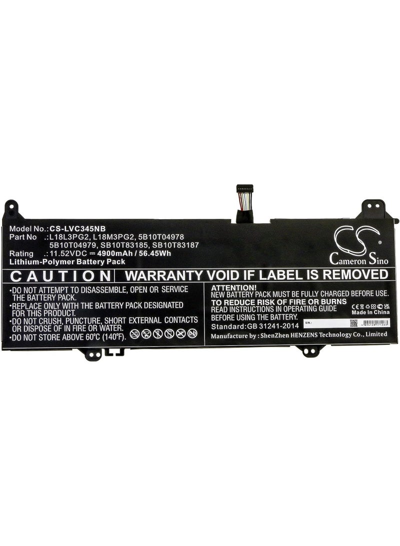Terabyte 4900mAh Battery Compatible with LE.N0VO for Part No.. 5B10W13944, L18L3PG2, L18M3PG2, SB10T83182, SB10T83184, SB10T83185, SB10T83187 - Image 3