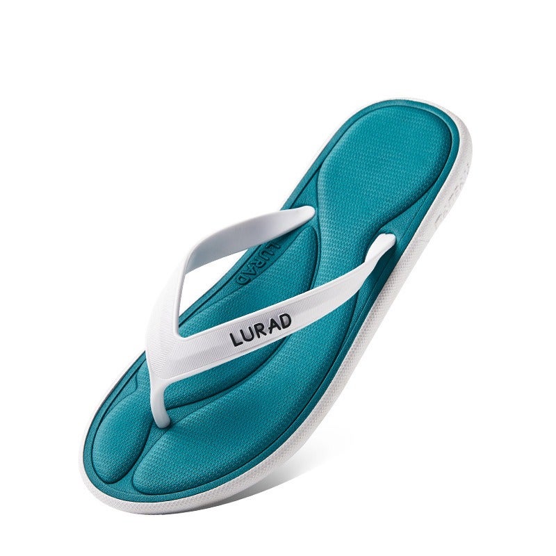 Luradi Men's Flip-Flops Men's Summer Non-Slip Outdoor Sandals 2026 New Style Flip-Flops Beach Shoes
