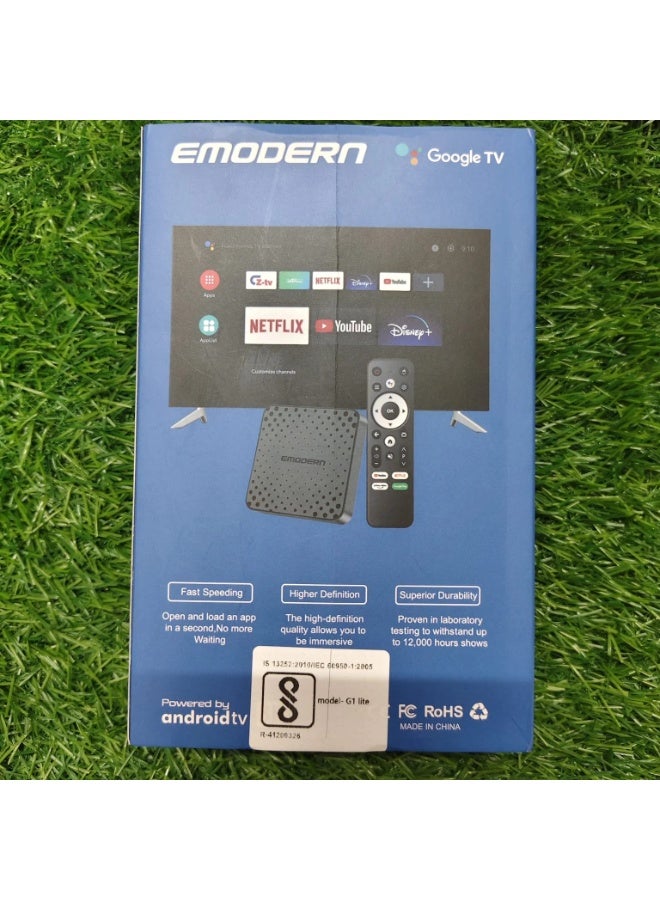 Emodern Smart Android TV Box | 1080p HD with Built-in Voice Assistant - Image 4