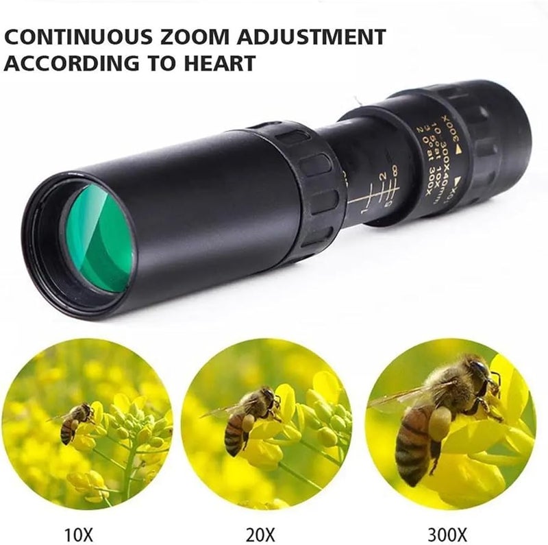 1 Set 10 300X40 Continuous Zoom Monocular Telescope For Professional Phone Photography - Image 5