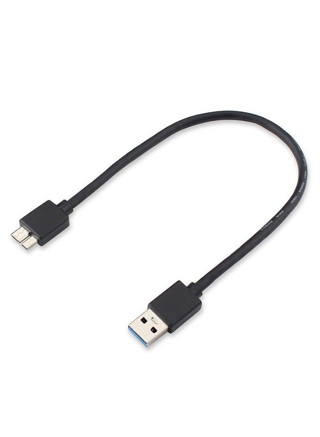 USB3.0 Mobile HDD Data Cable, High Speed Transmission Cord, Suitable for Seagate, Toshiba, Samsung, Western Digital Mobile Hard Drives (Black, 1 Meter) - Image 4