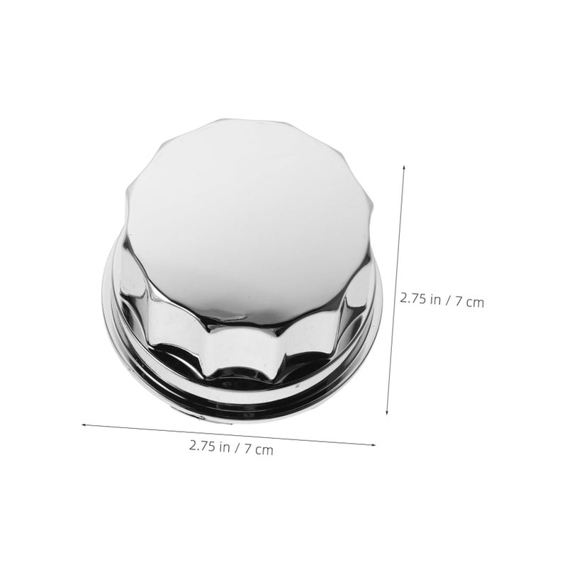 4Pcs Aluminum Alloy ATV Wheel Hub Caps Weather Resistant Lightweight Rim Covers Easy Installation - Image 3