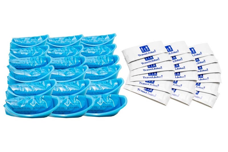 TravelJohn Jr. Disposable Urinal (TJ1H) - 18 Pack - Image 1