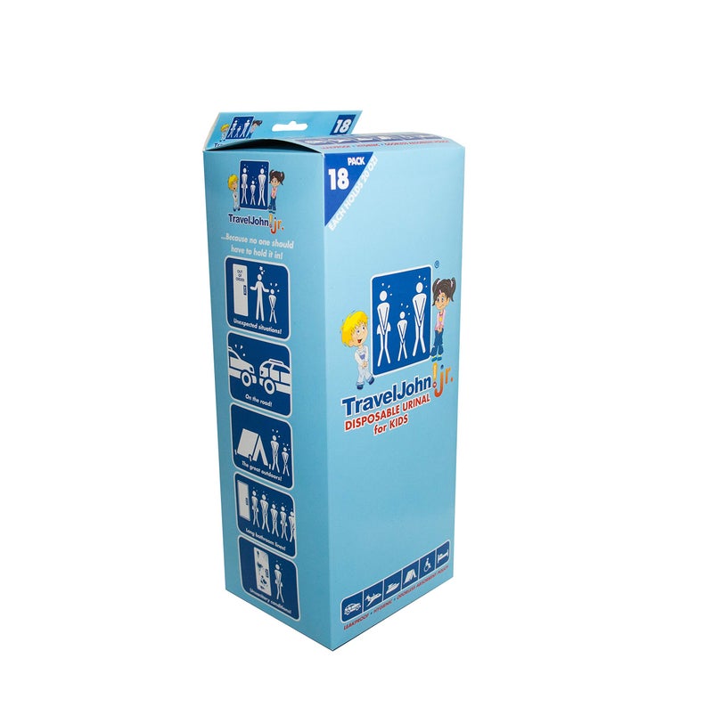 TravelJohn Jr. Disposable Urinal (TJ1H) - 18 Pack - Image 2