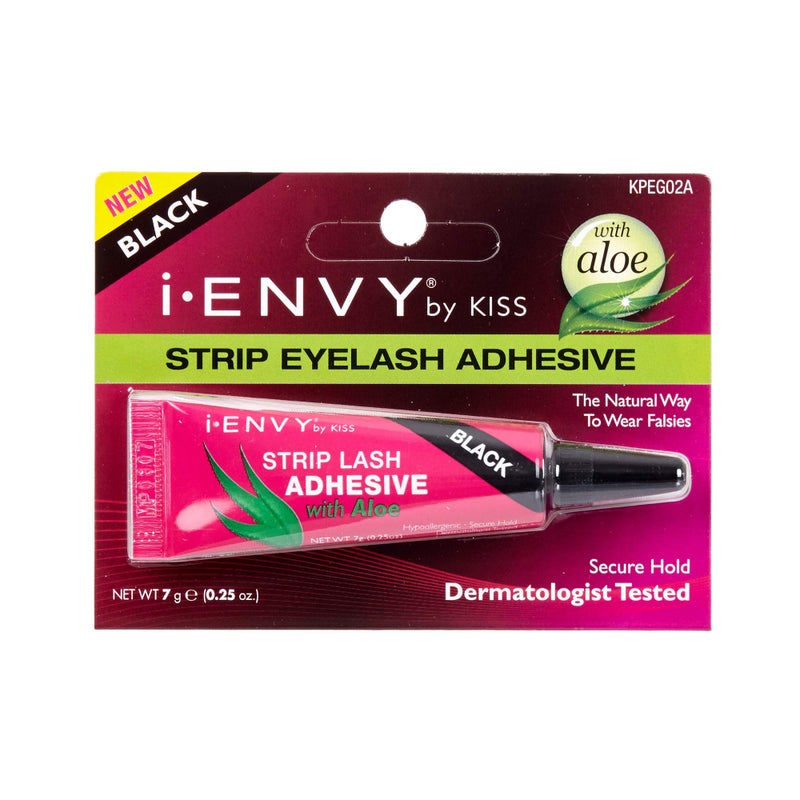 i.Envy Kiss I Envy Strip Eyelash Adhesive Black with Aloe KPEG02A - Image 1