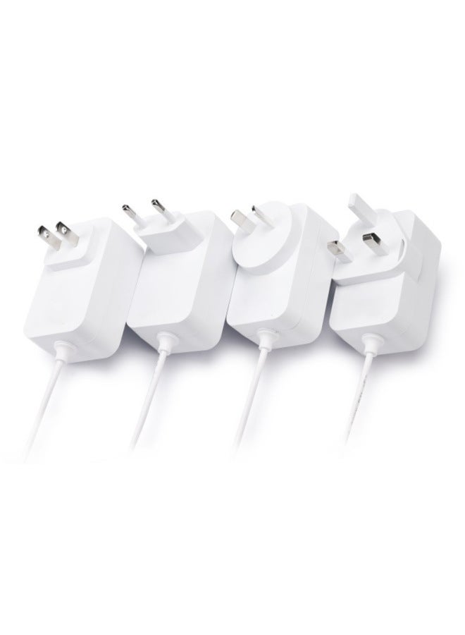 Direct 12V2A American, European, British And Australian Power Adapter Switchable Plug Switch Power Supply-Color:European Standard - Image 5