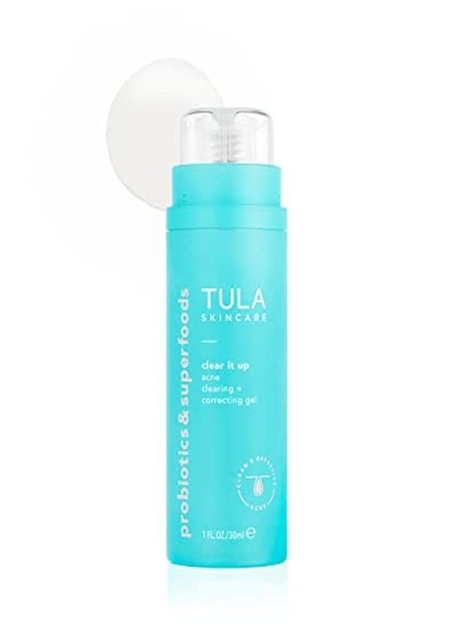 TULA Skin Care Clear It Up Acne Clearing + Tone Correcting Gel | Acne Treatment Clear Up Acne Prevent Breakouts & Brighten Marks Contains Salicylic Acid And Probiotic Extracts | 1 Fl Oz  - Image 5