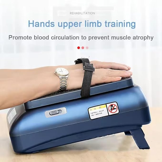 rayihni Leg Exerciser For Elderly Improve Circulation & Mobility Feet Mover For Joint Relief & Tired Legs Fatigue Mini Exercise Bike, Under Desk Bike Pedal Exerciser Portable Foot Arm Peddler Machine - Image 2