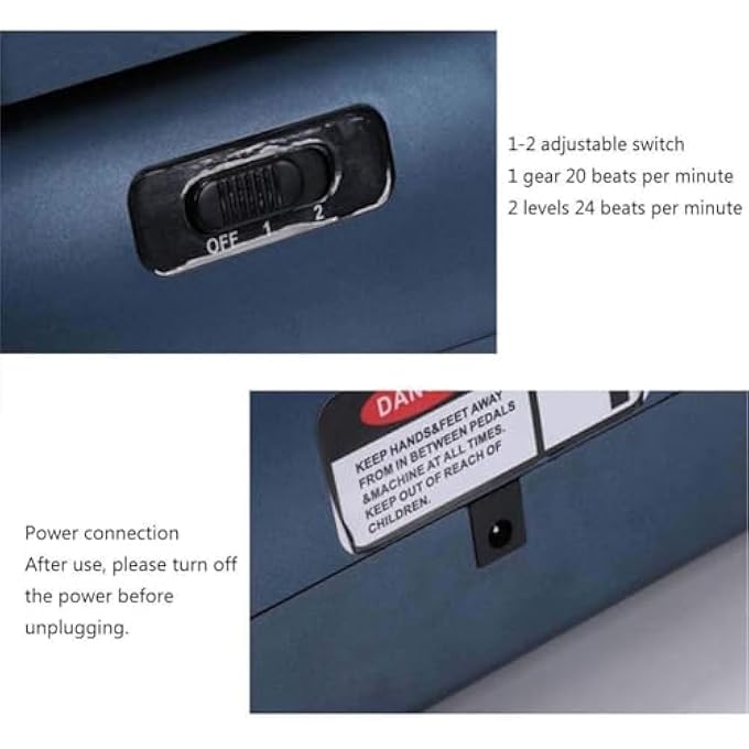 rayihni Leg Exerciser For Elderly Improve Circulation & Mobility Feet Mover For Joint Relief & Tired Legs Fatigue Mini Exercise Bike, Under Desk Bike Pedal Exerciser Portable Foot Arm Peddler Machine - Image 5