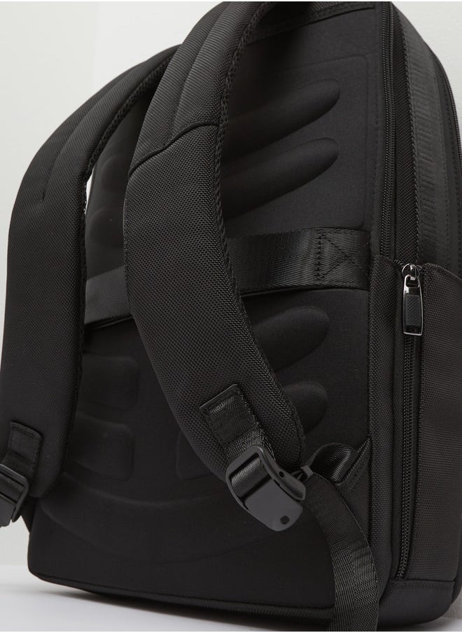 DUCHINI Men Solid Backpack With Zip Closure  - Image 3