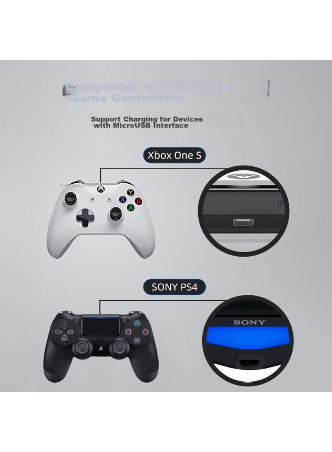 Win Potential Yingqian Compatible Sony Ps4/slim Wireless Controller Cable, Data Cable, Microsoft Xbox One S Charging Cable, Android Data Cable, Computer Pc Connection Cable, Usb Cable - Image 4