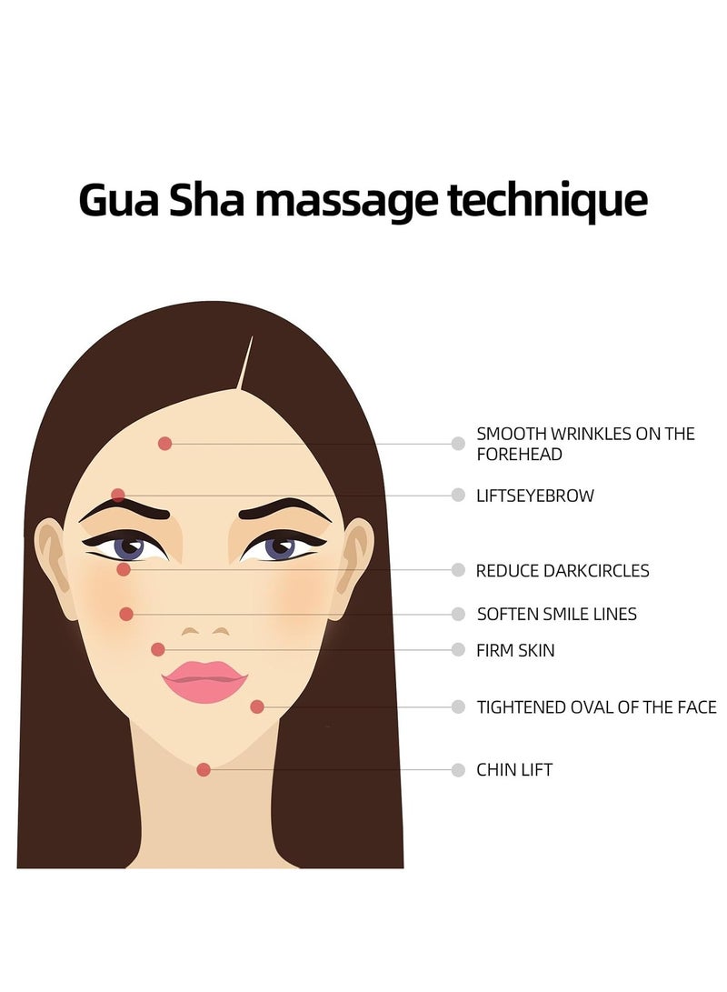 Generic Stainless Steel Gua Sha Facial Tools, Face Metal Gua Sha Firming Skin Massage Gua Sha Beauty Tools for Body Eye Neck Skin Massager with Travel Bag (Heart Shaped Model)  - Image 5