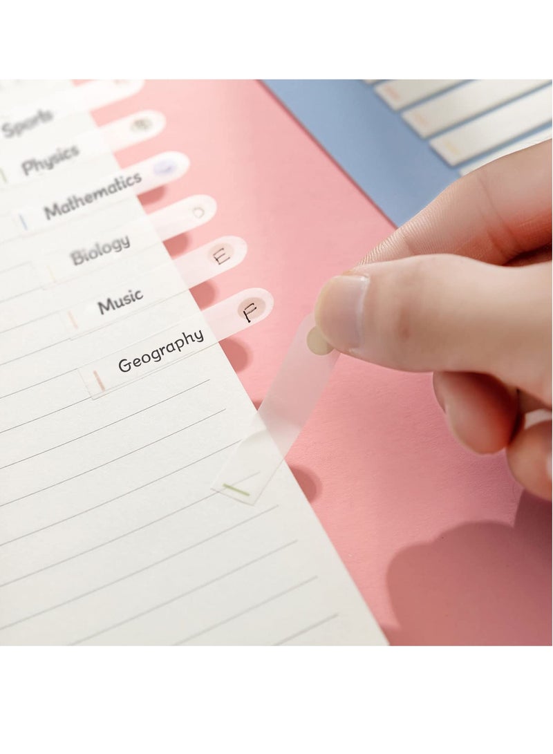 SOLARAE Index Tabs with Ruler, 1140 Pcs Sticky Notes Flags Colored Page, Writable and Positionable Book  for School, Office, Markers, Reading, Learning, Classify Files - Image 4