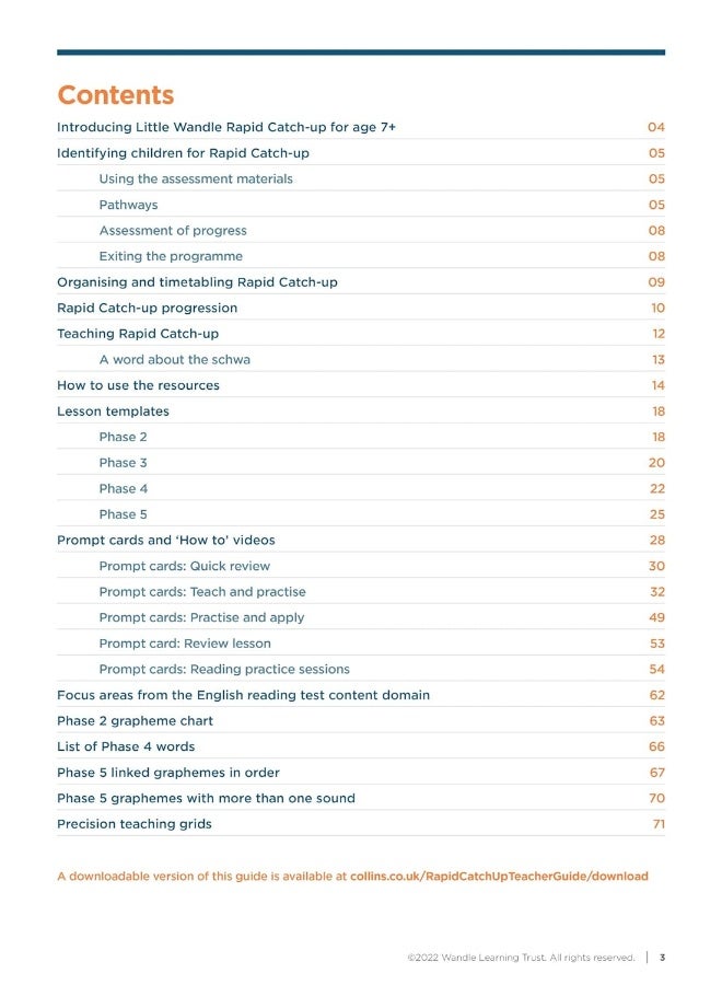 Rapid Catch-up for Age 7+ Teacher's Guide - Image 2