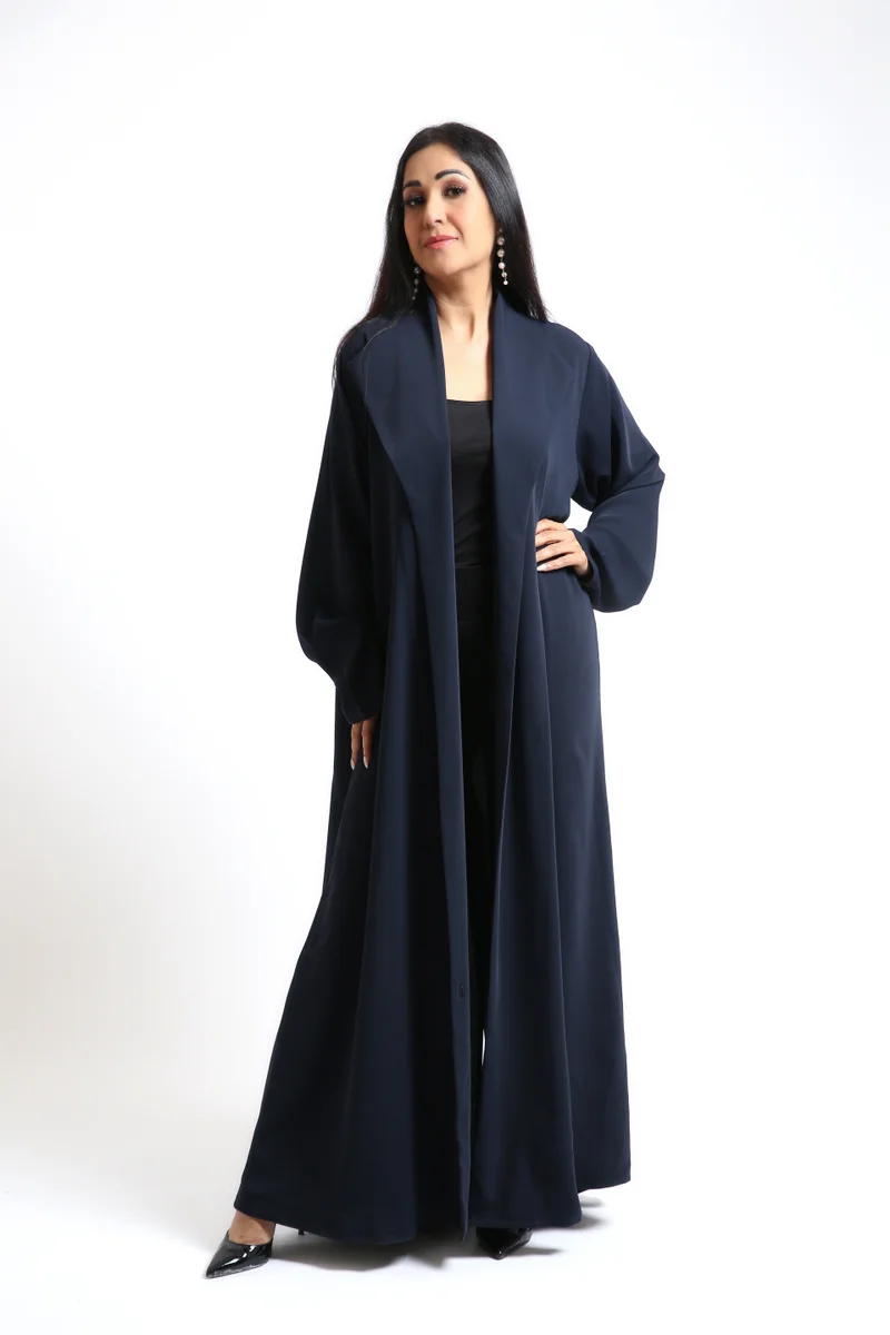 Nikias Nikias Open collar abaya on nida