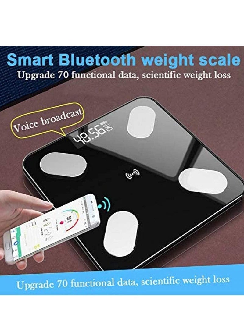 ELTRAZONE Smart Body Fat Scale – Bluetooth Electronic Weight Scale, BMI Analyzer, Body Composition Monitor, Accurate Measurements, Syncs with Smartphone App, Useful Gift for Home & Family, Weight Scales for Health Tracking - Image 5