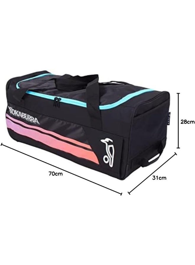 KOOKABURRA Kookaburra 9500 Wheelie Bag - Black/Purple  - Image 2