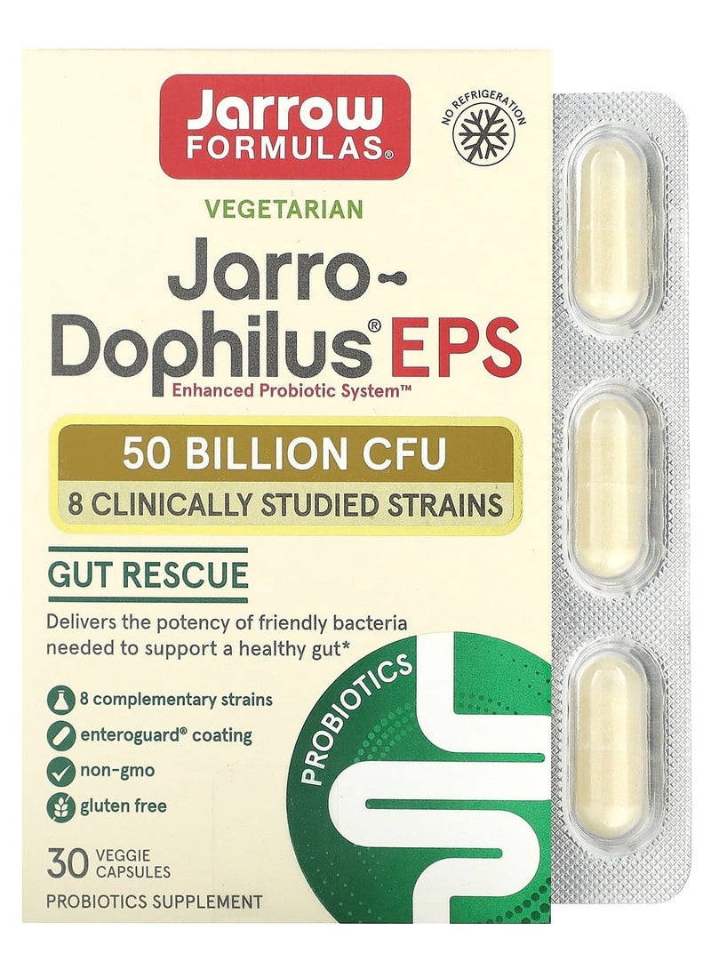 jarrow formulas Jarro-Dophilus EPS, 50 Billion CFU, 30 Veggie Capsules